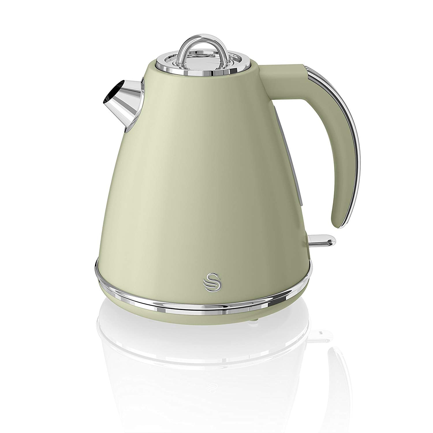 Swan 3000W 1.5L Retro Green Electric Kettle