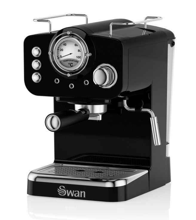 1100W Swan Retro Pump Espresso Coffee Machine