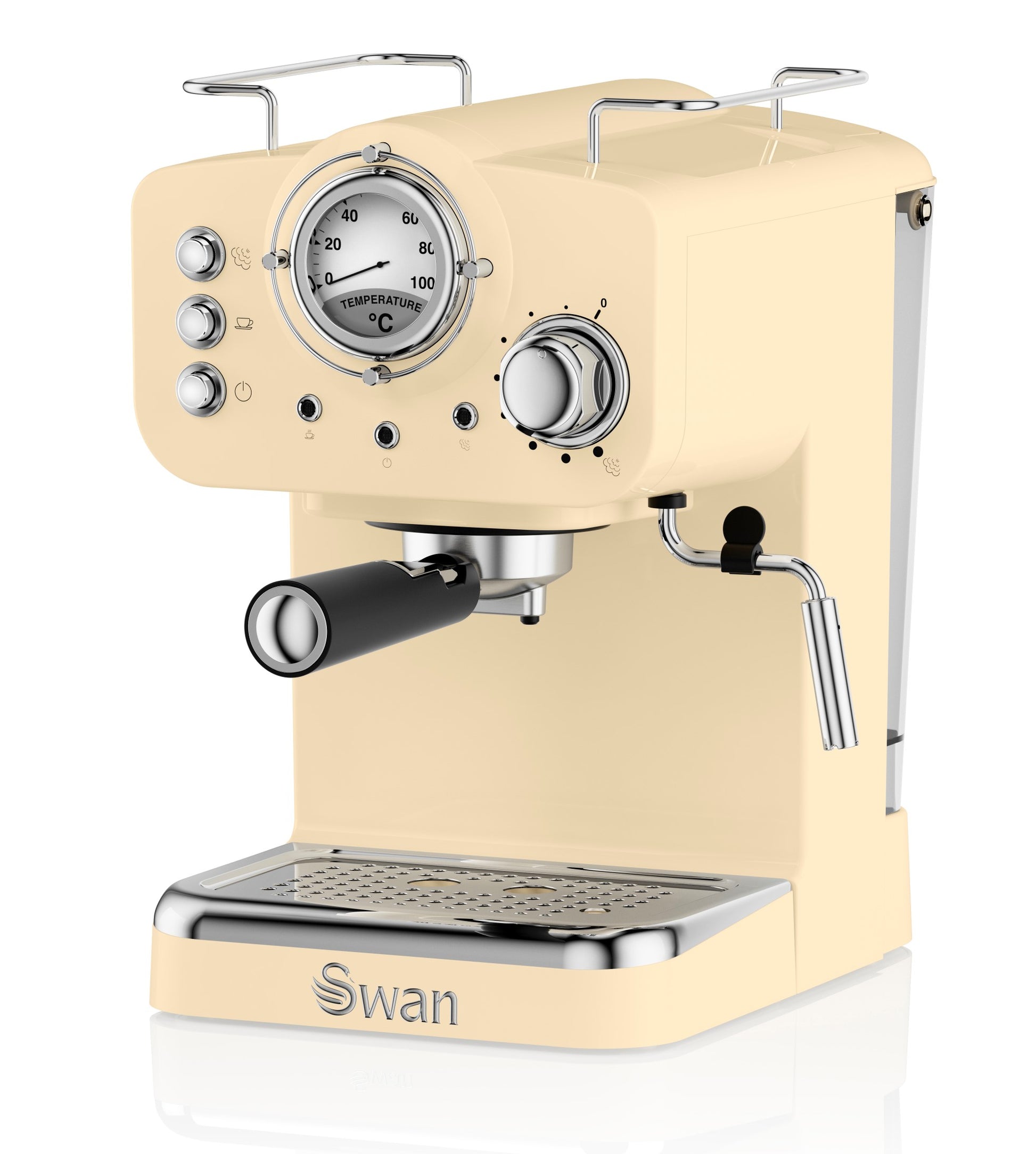 1100W Swan Retro Pump Espresso Coffee Machine