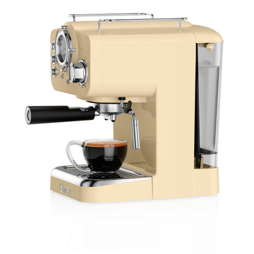 1100W Swan Retro Pump Espresso Coffee Machine