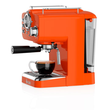 1100W Swan Retro Pump Espresso Coffee Machine