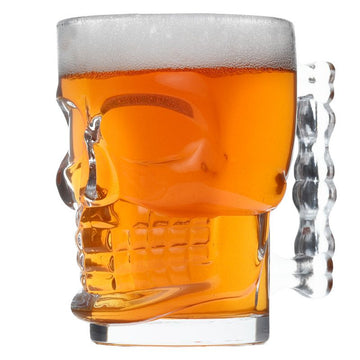 4Pcs Glass Skull Mug