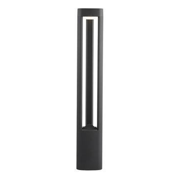 500mm Dark Grey LED Outdoor Post Light with Clear Diffuser