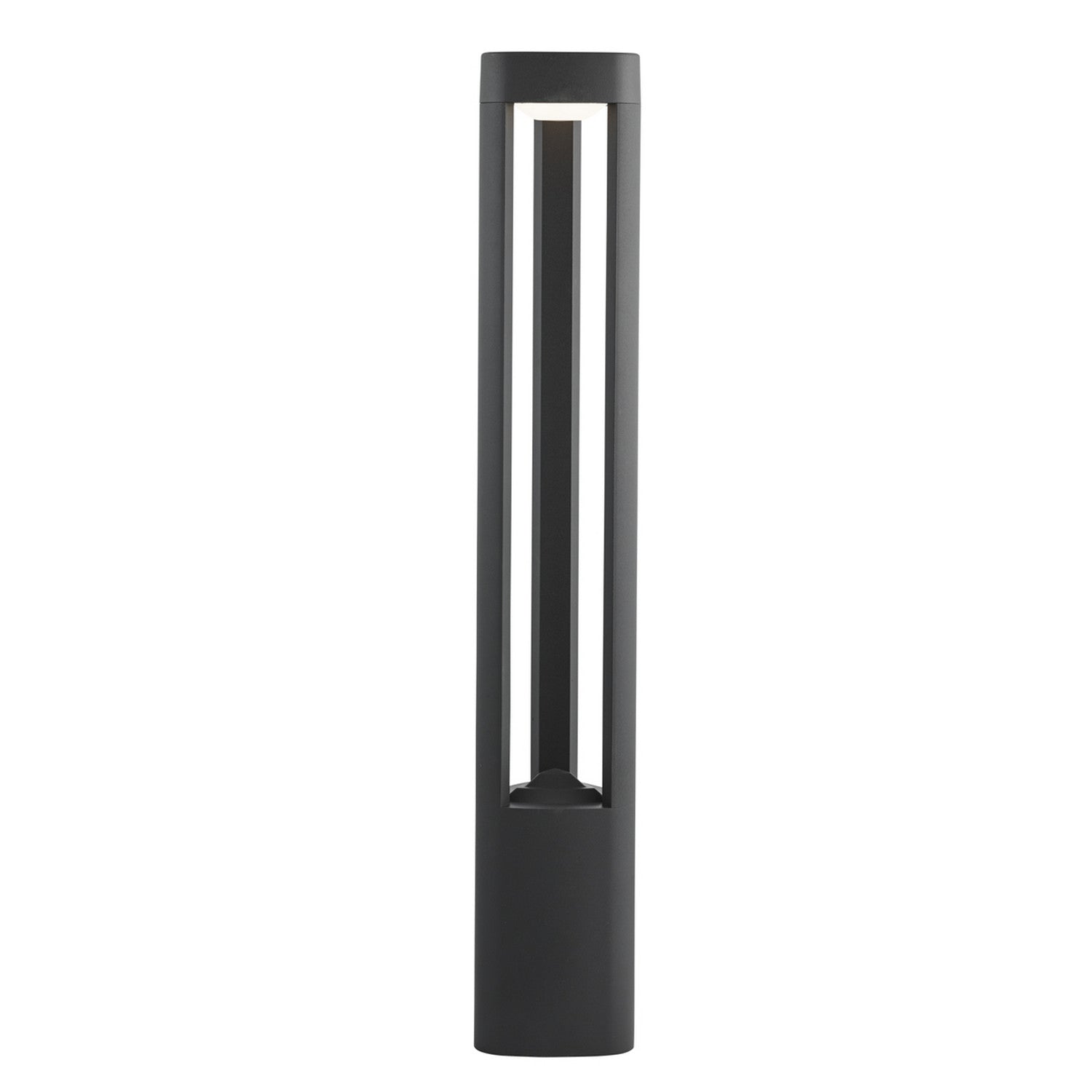 800mm Dark Grey LED Outdoor Post Light with Clear Diffuser