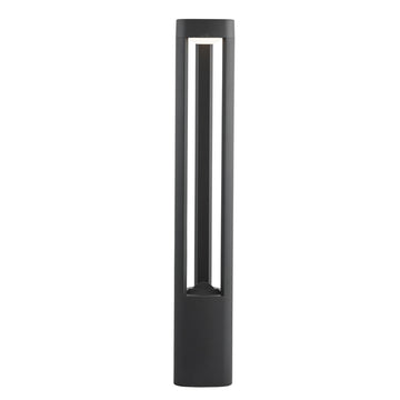 800mm Dark Grey LED Outdoor Post Light with Clear Diffuser