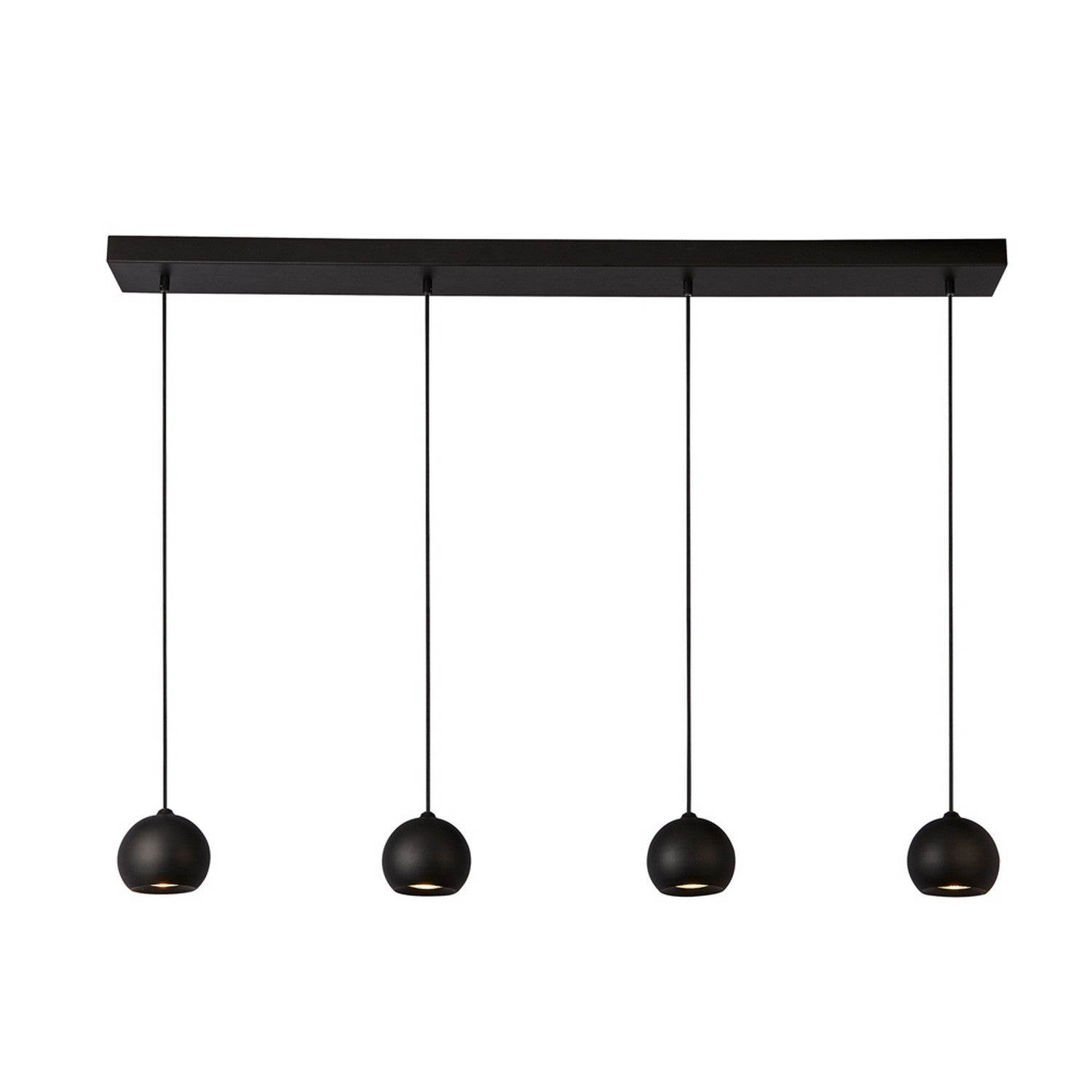 Eindhoven 4 Light Bar Ceiling Pendant Black Metal