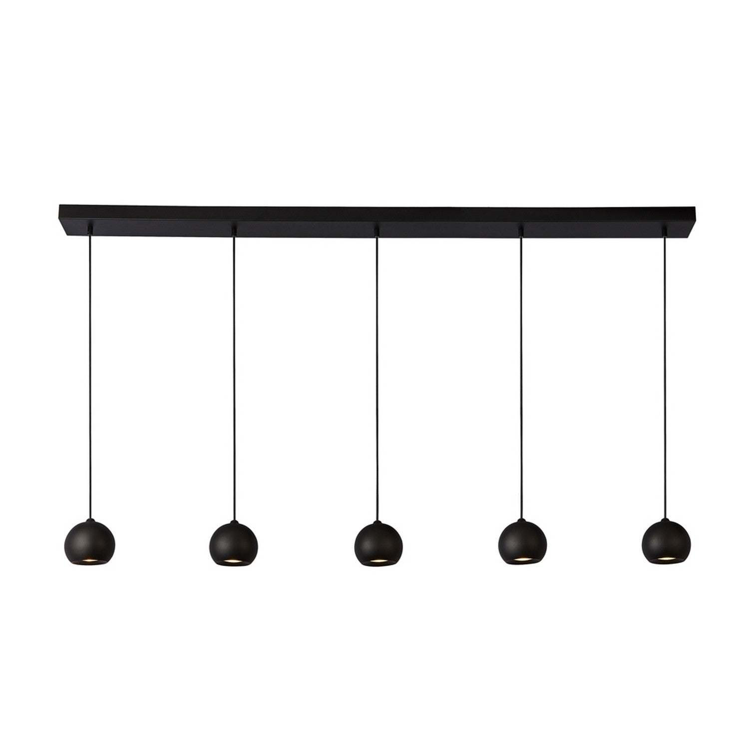 Eindhoven 5 Light Bar Ceiling Pendant Black Metal