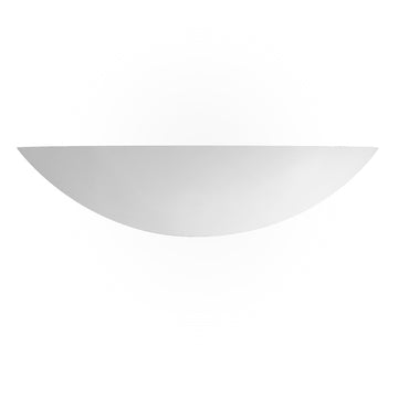 Miami 40cm Plaster Uplighter Ceramic Wall Mountable Fitting Light