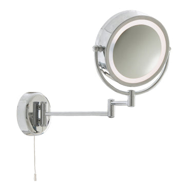 Illuminated Chrome Bathroom Mirror