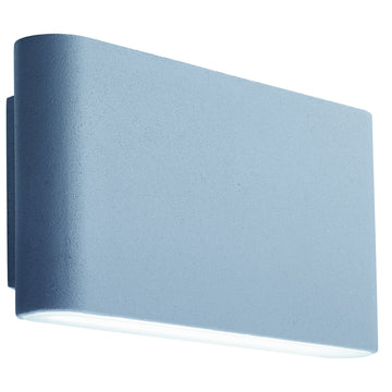 IP44 Grey & Frosted Diffuser LED Outdoor Wall Light
