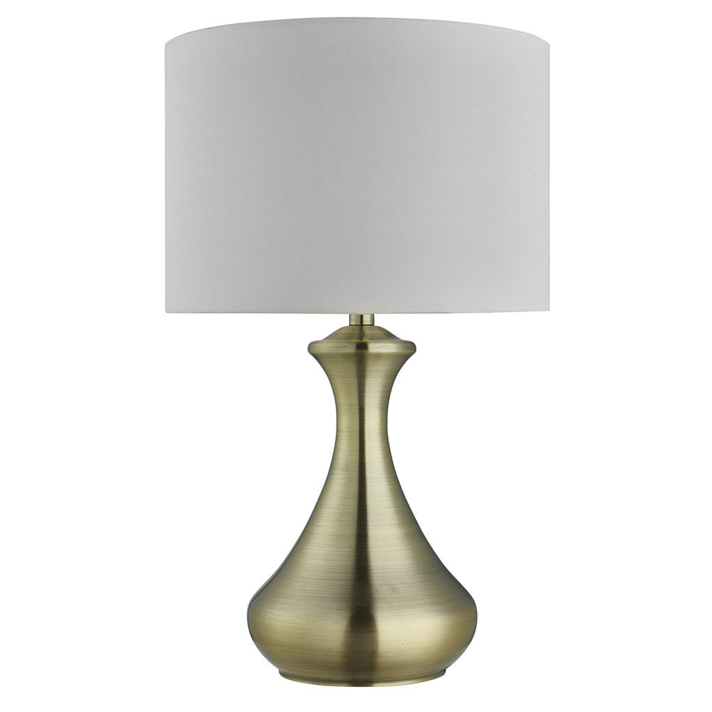 Antique Brass Touch Table Lamp