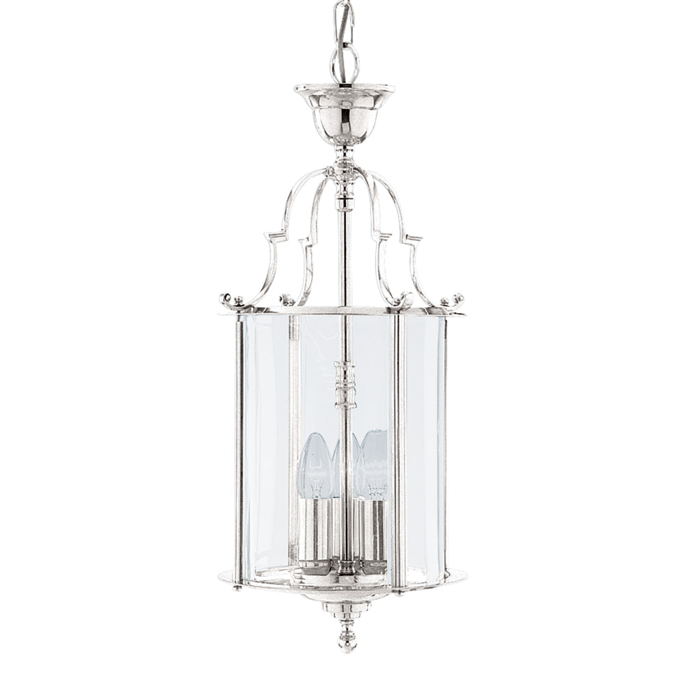 25cm 3 Light Chrome Georgian Ceiling Chandelier