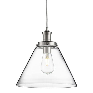 Pyramid Chrome Ceiling Pendant