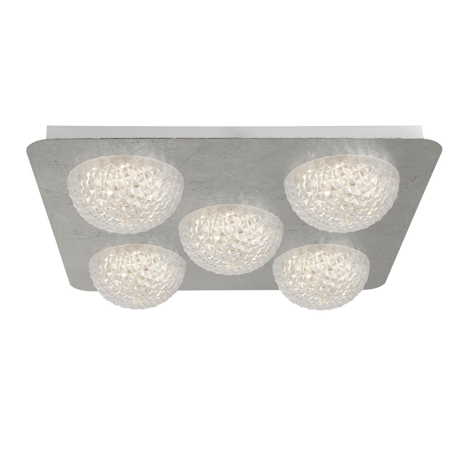 Celestia 5 Light Silver Leaf LED Ceiling Light