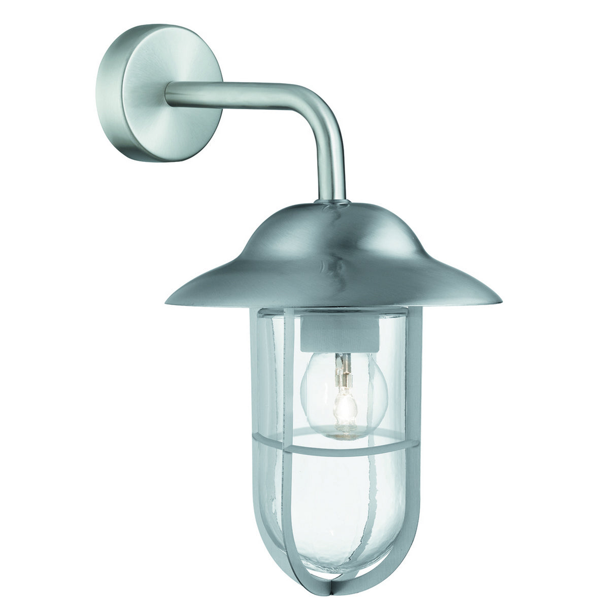 Well Glass IP44 Stainless Steel Wall Lamp