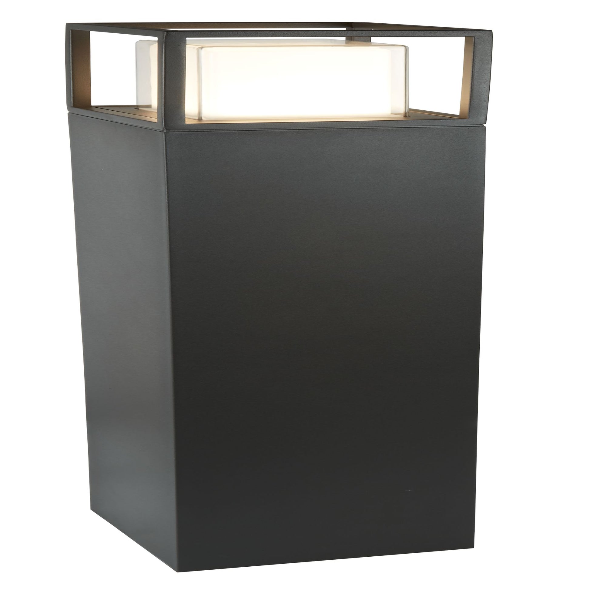 Ohio Outdoor LED Post Height Dark Grey Opal White/Clear Diffuser