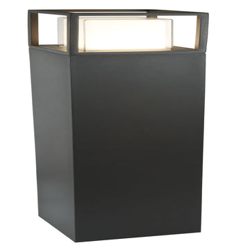 Ohio Outdoor LED Post Height Dark Grey Opal White/Clear Diffuser