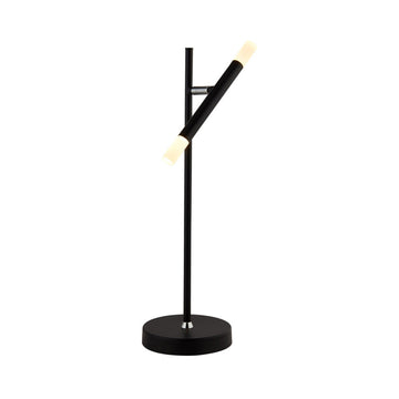 Wands LED Black Metal & Acrylic Table Lamp