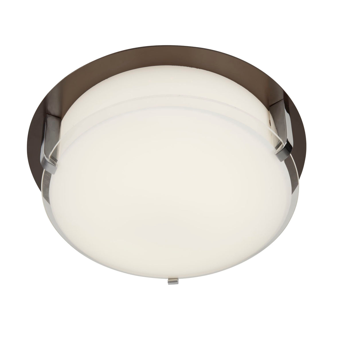 Edinburgh LED Brown/White Flush Light