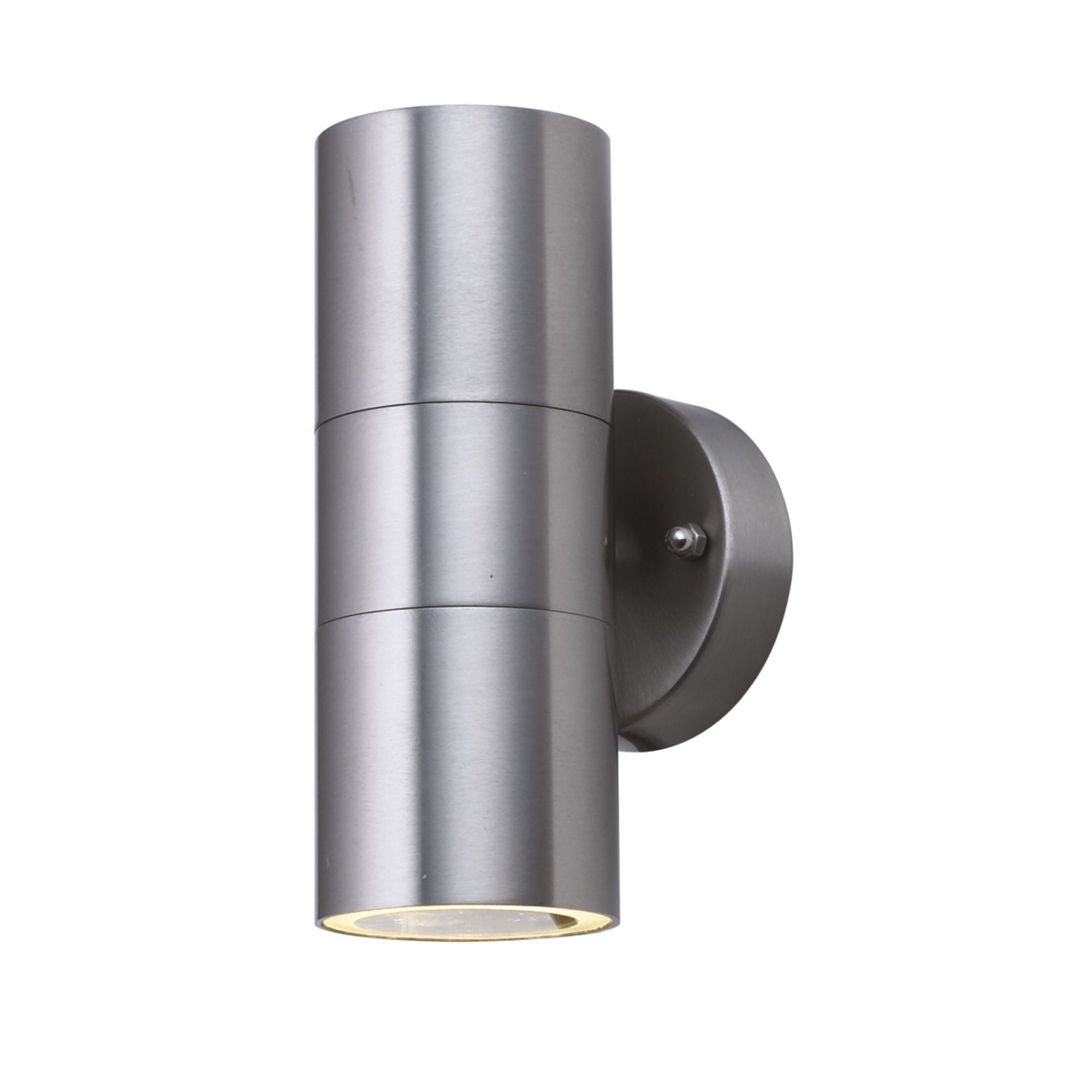 Metro 2 Lights LED Stainless Steel Outdoor Wall Light