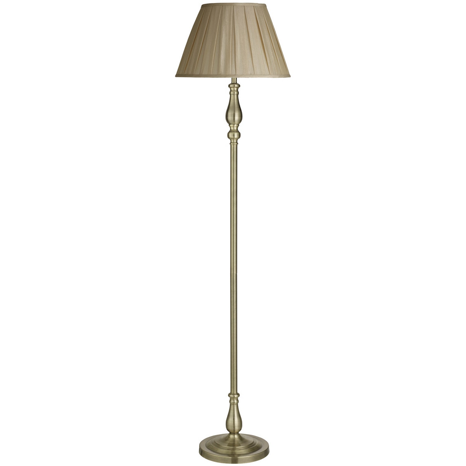Antique Brass Free Standing  Floor Lamp
