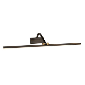 Bilbao LED Black Brushed Gold Picture Light