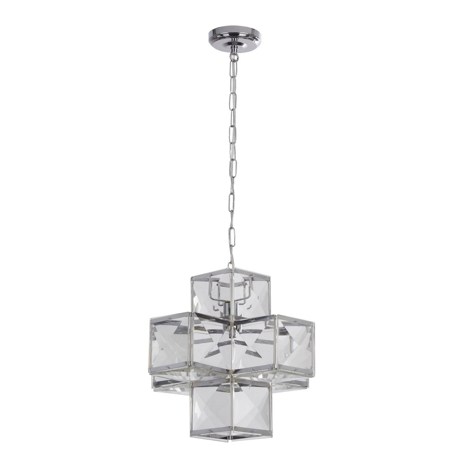 Glacier Chrome & Acrylic Ceiling Pendant