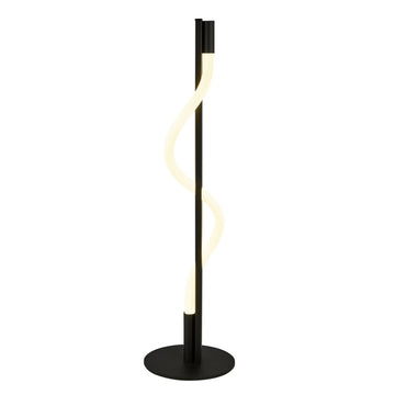 Serpent LED Black Metal & Acrylic Floor Lamp