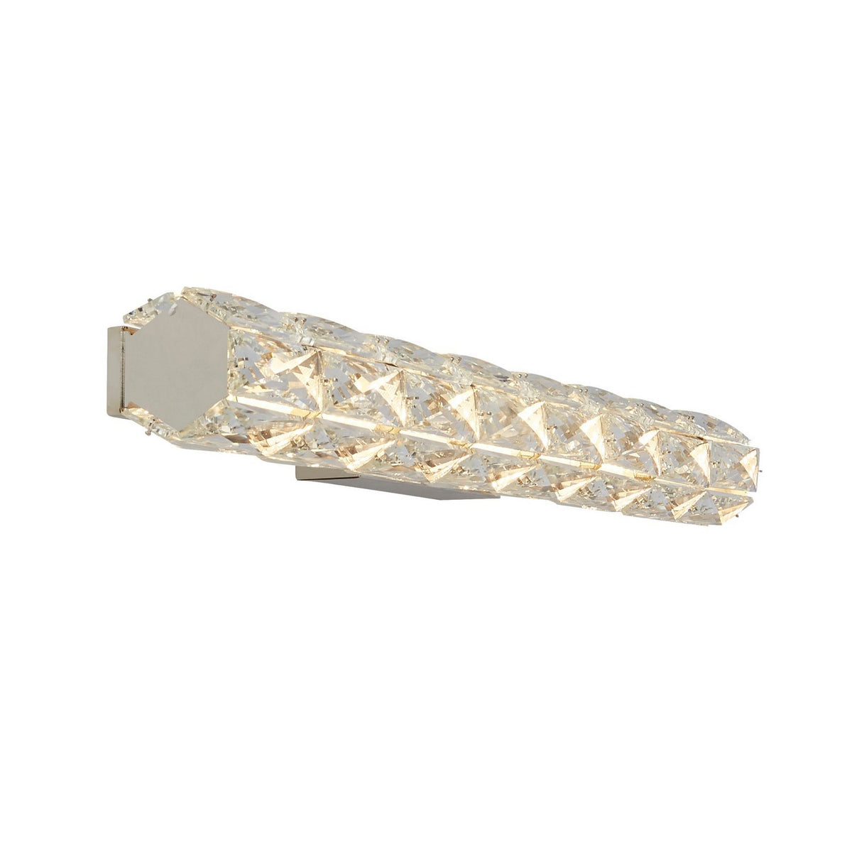 Remy 60cm LED Chrome & Crystal Trim Wall Light