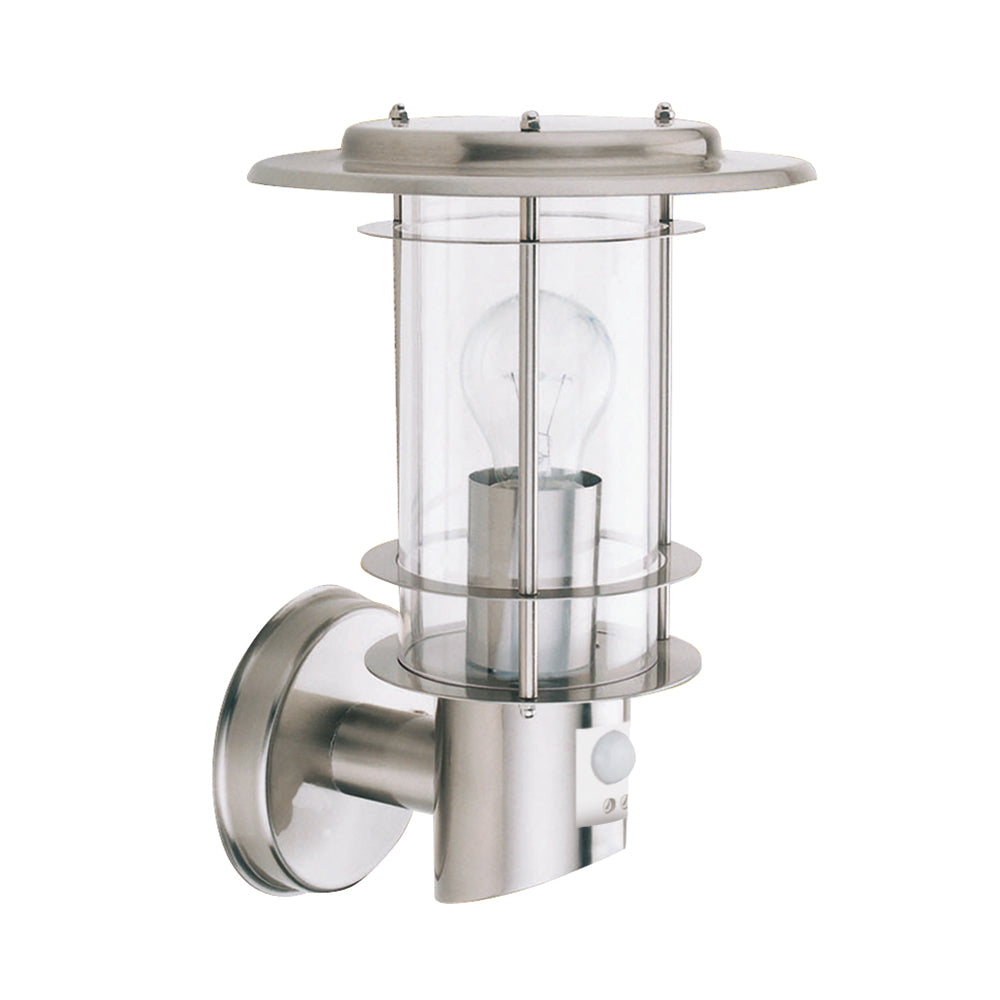 Edgeware Sensor Stainless Steel IP44 Wall Light