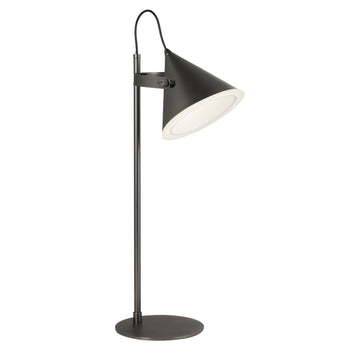 Conical Shape LED Black Table Lamp