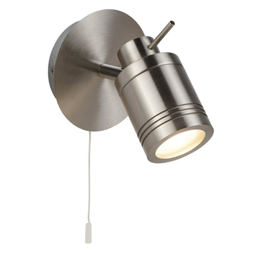 Samson Satin Silver IP44 Bathroom Spotlight
