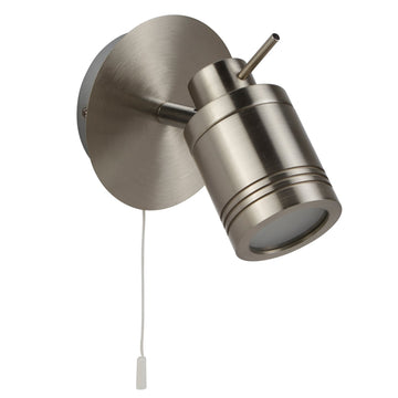 Samson Satin Silver IP44 Bathroom Spotlight