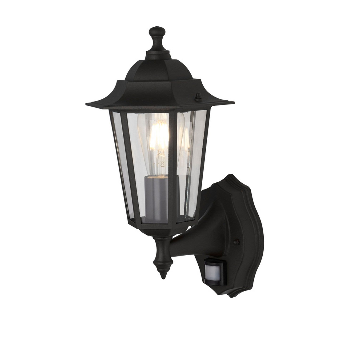 Alex Black IP44 Outdoor Wall Light