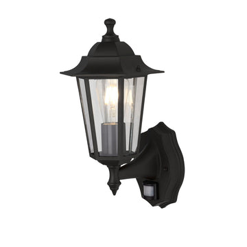 Alex Black IP44 Outdoor Wall Light