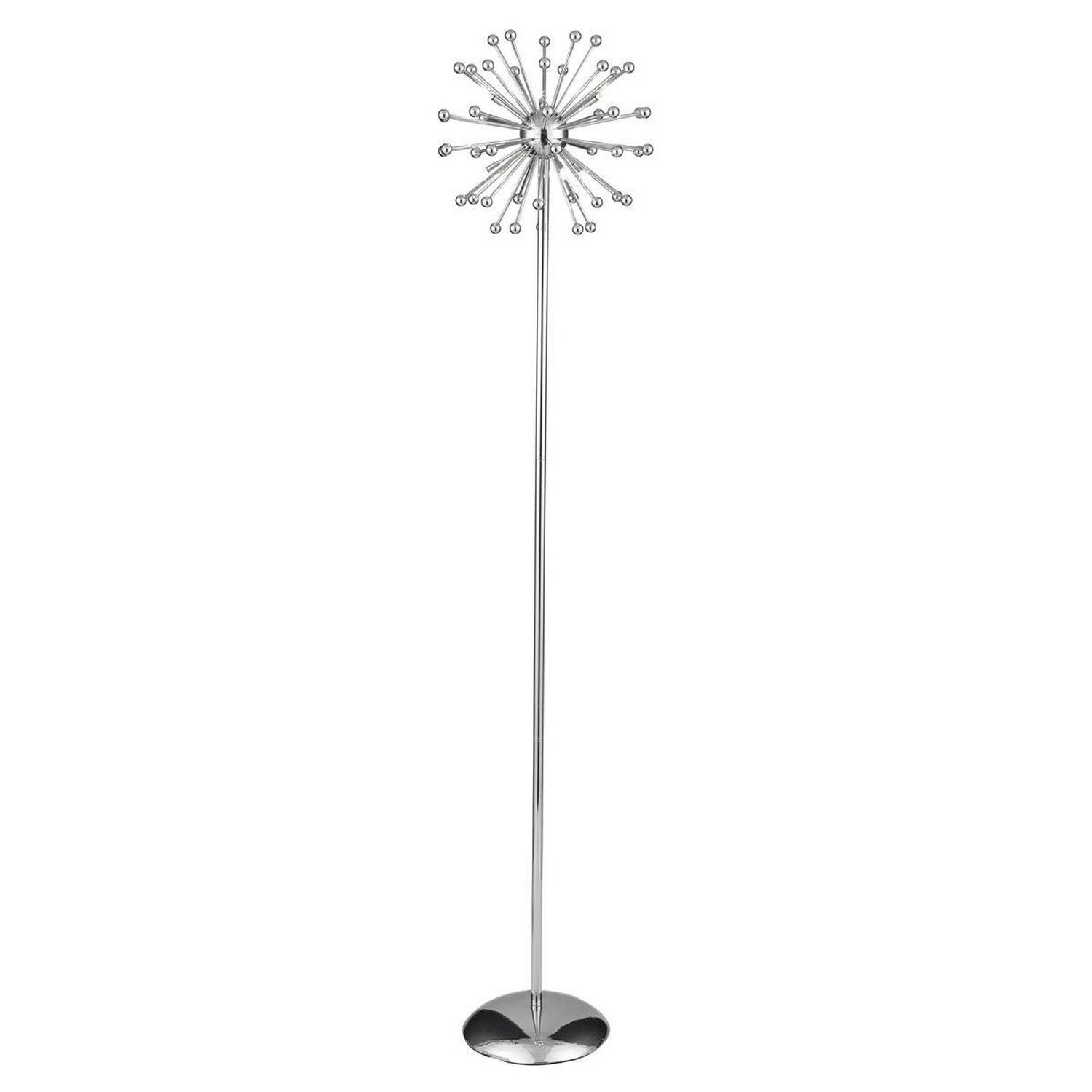 Sputnik floor on sale lamp chrome