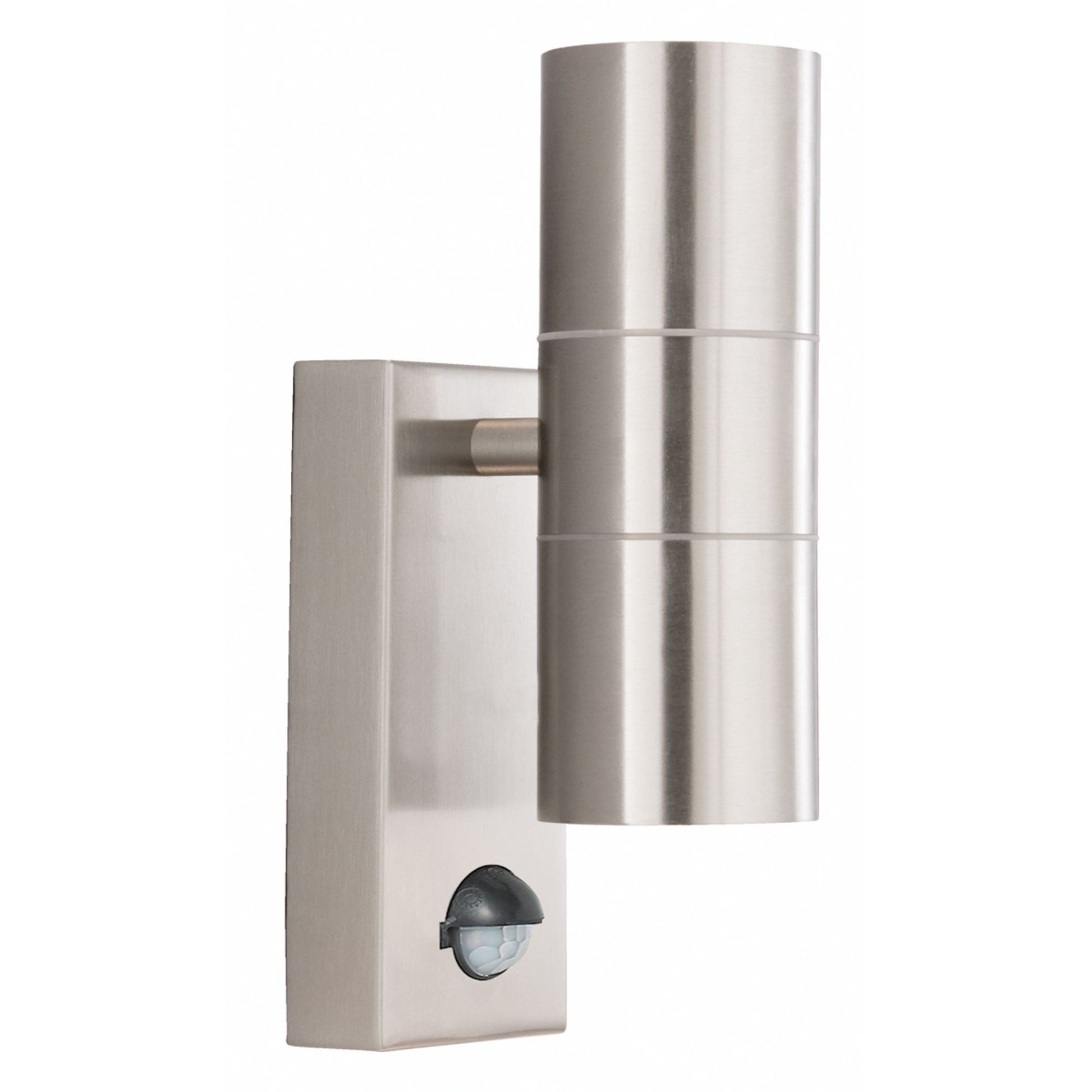 Metro LED 2 Light Stainless Steel Outdoor Wall Light