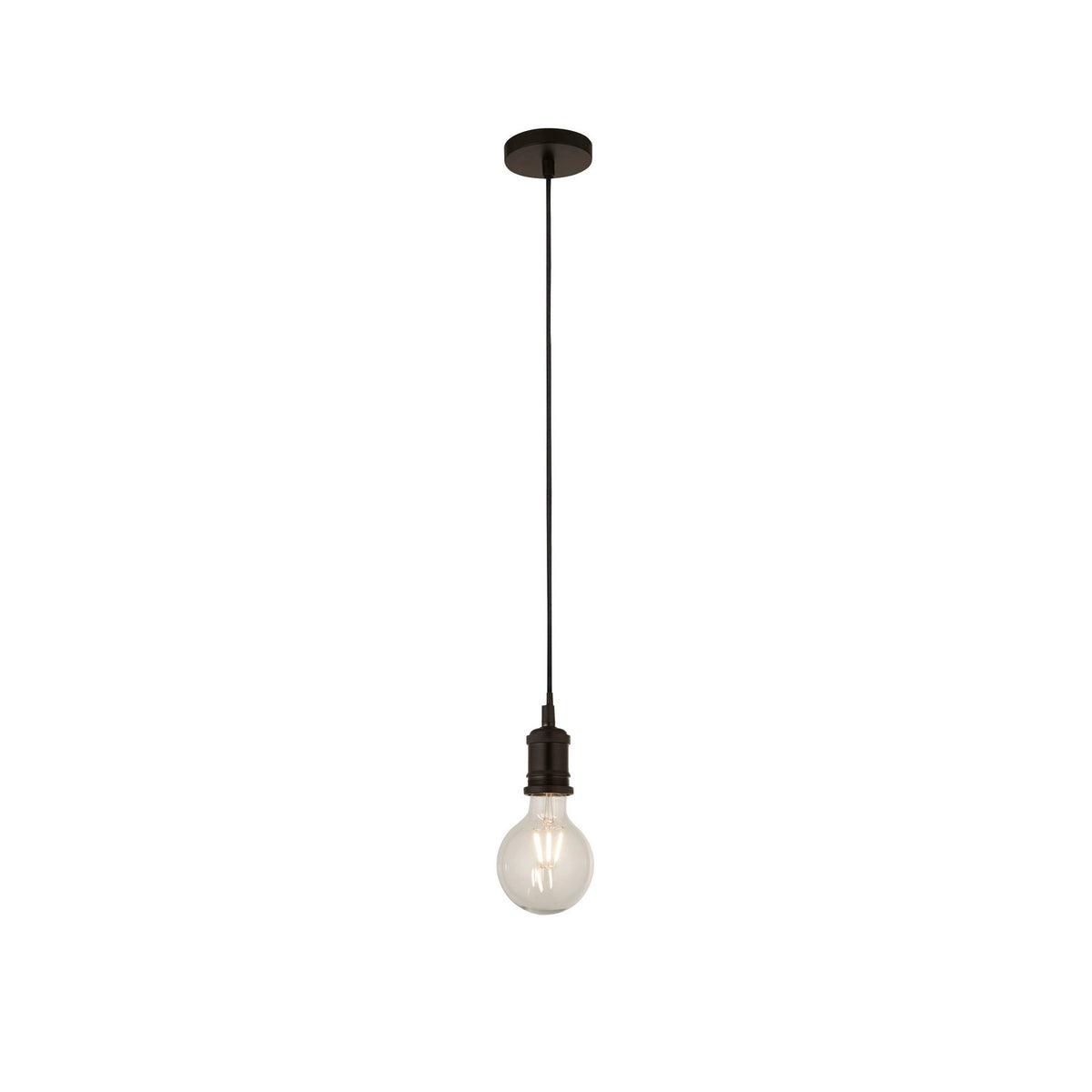 Matt Black 3M Black Cable Suspension Ceiling Light