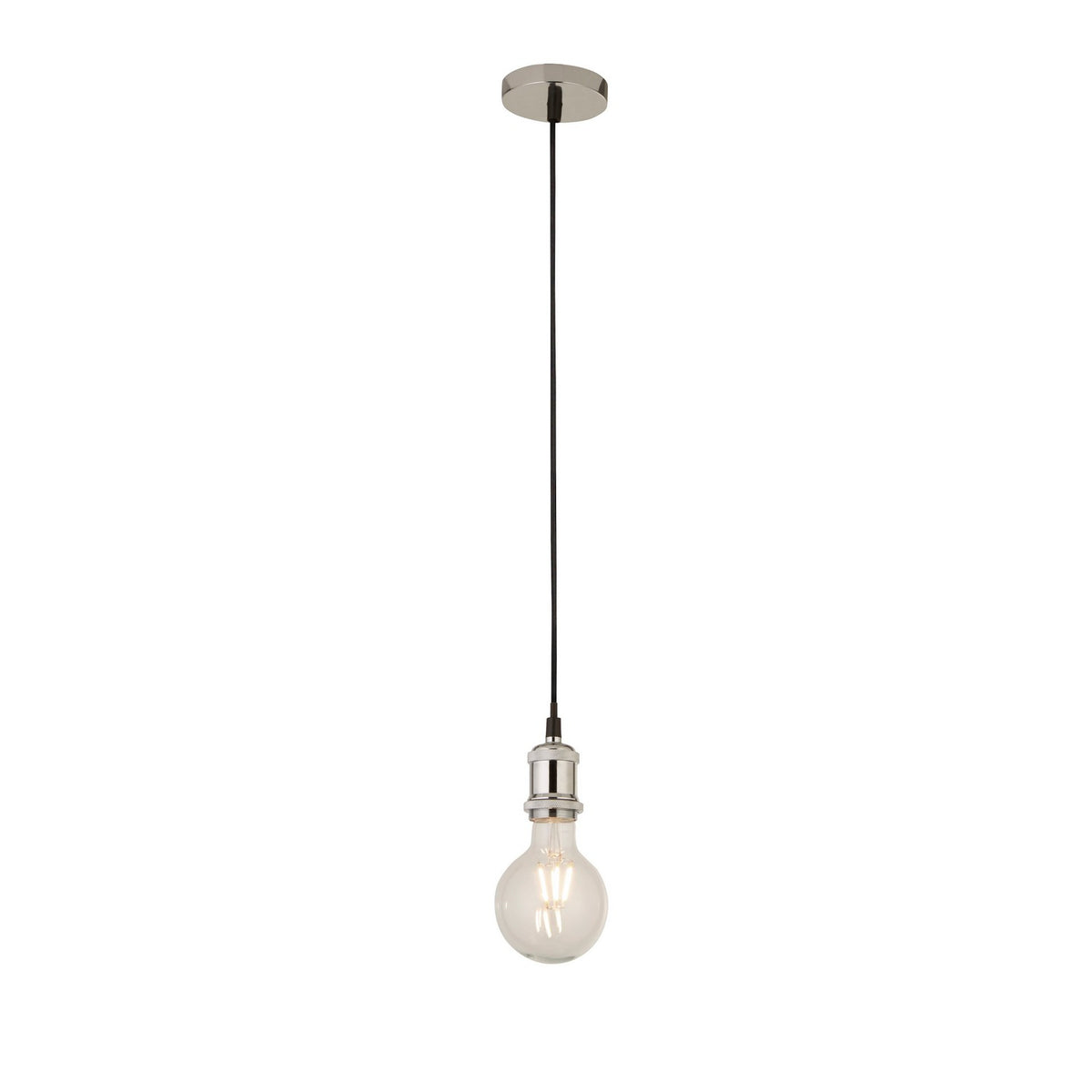 Chrome 3M Black Cable Suspension Ceiling Light