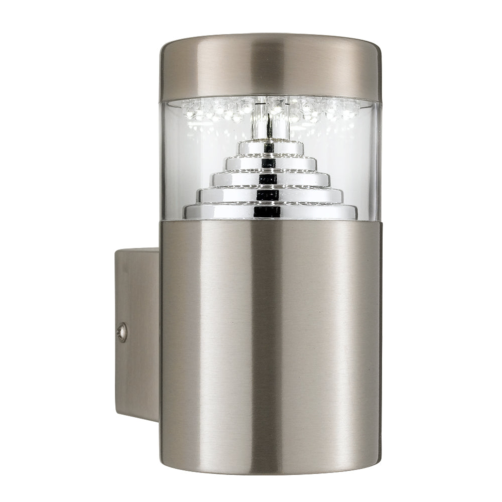 Brooklyn LED Stainless Steel IP44 Outdoor Wall Light