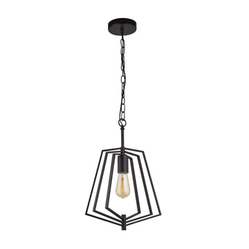 Slinky Matt Black Ceiling Pendant