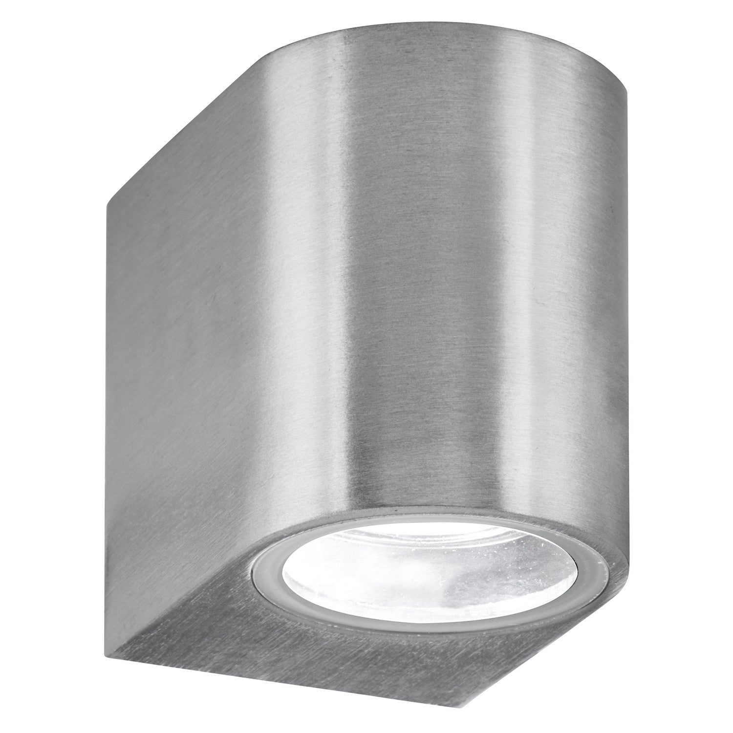 Eiffel LED Silver & Glass IP44 Outdoor Wall Light