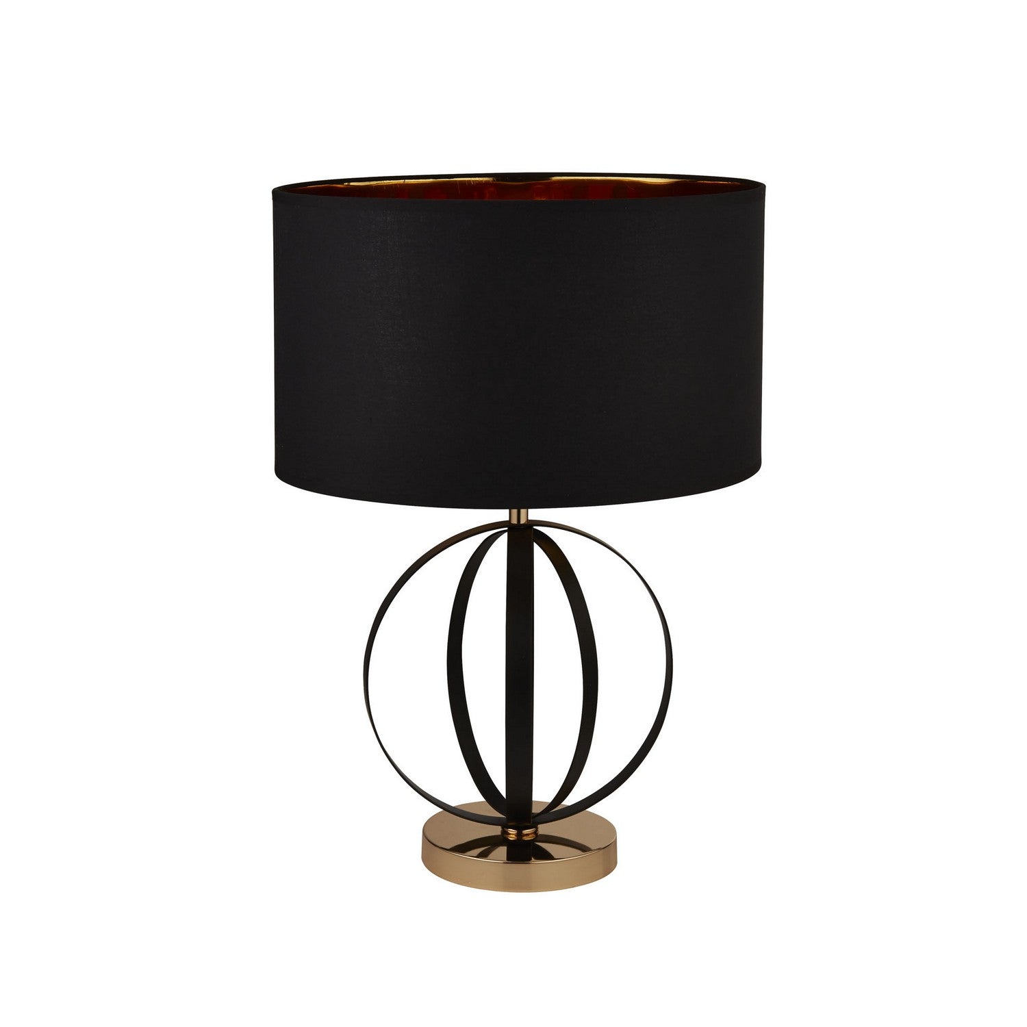 Hazel Black Metal & Gold Table Lamp