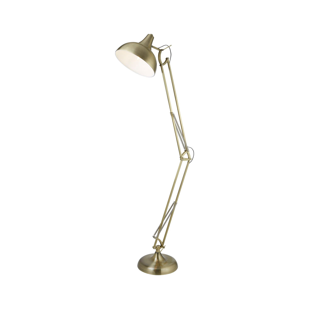 Searchlight Barn 4 Light Pendant With Wood Brown/Black