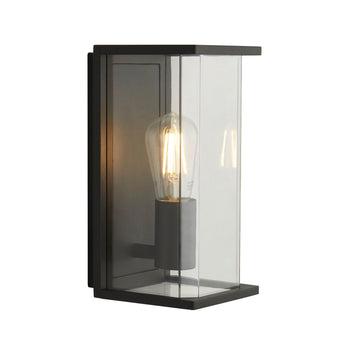 Picadilly Dark Grey Metal & Poly Shade Wall Light