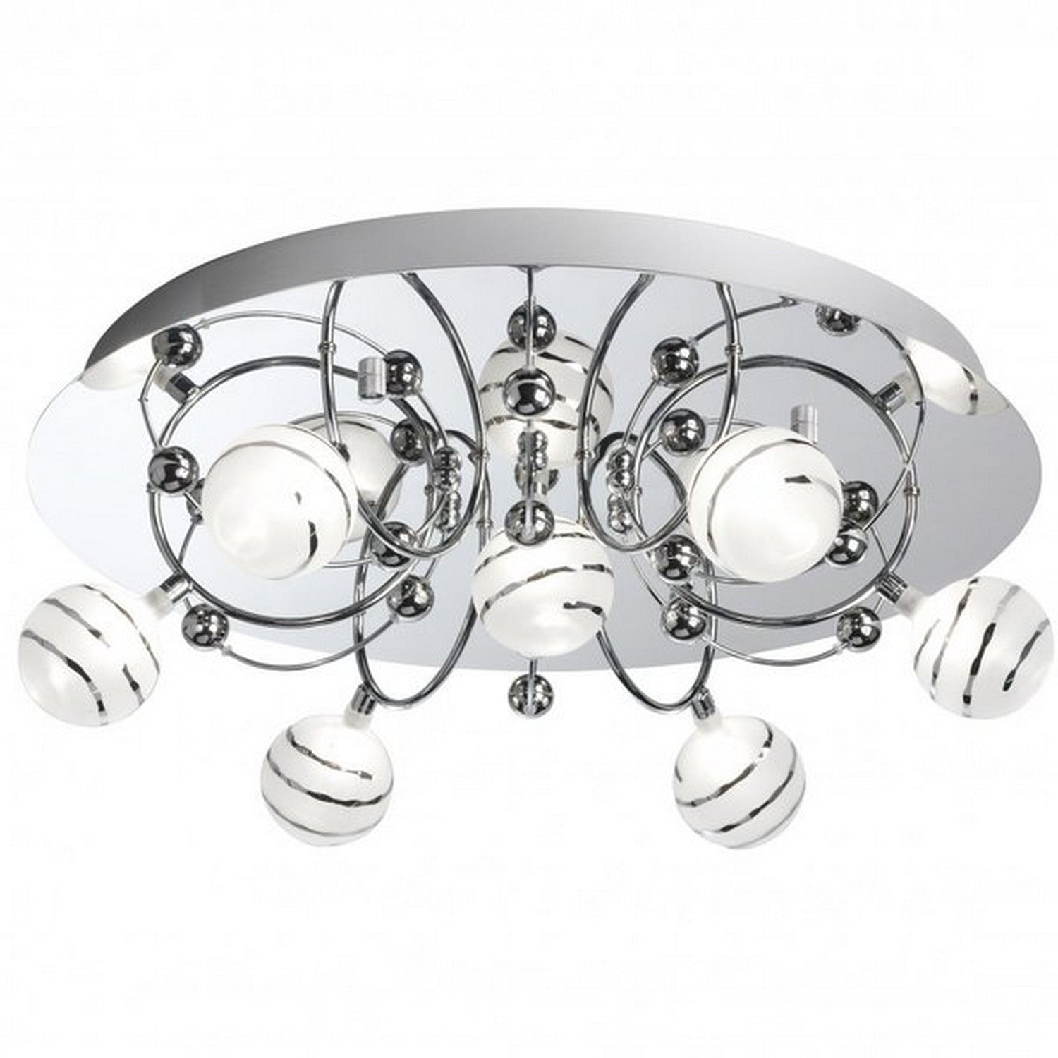 Bauble 7 Light Chrome Ceiling Light