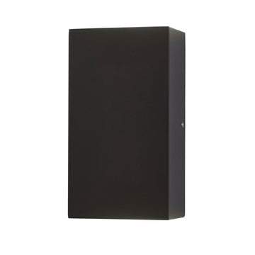 Stirling LED Grey Aluminium IP44 Up/Down Wall Light