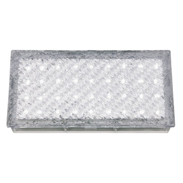 Walkover Clear & White Square IP68 LED Recessed Light