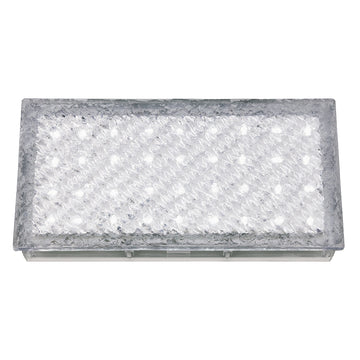 Walkover Clear & White Square IP68 LED Recessed Light
