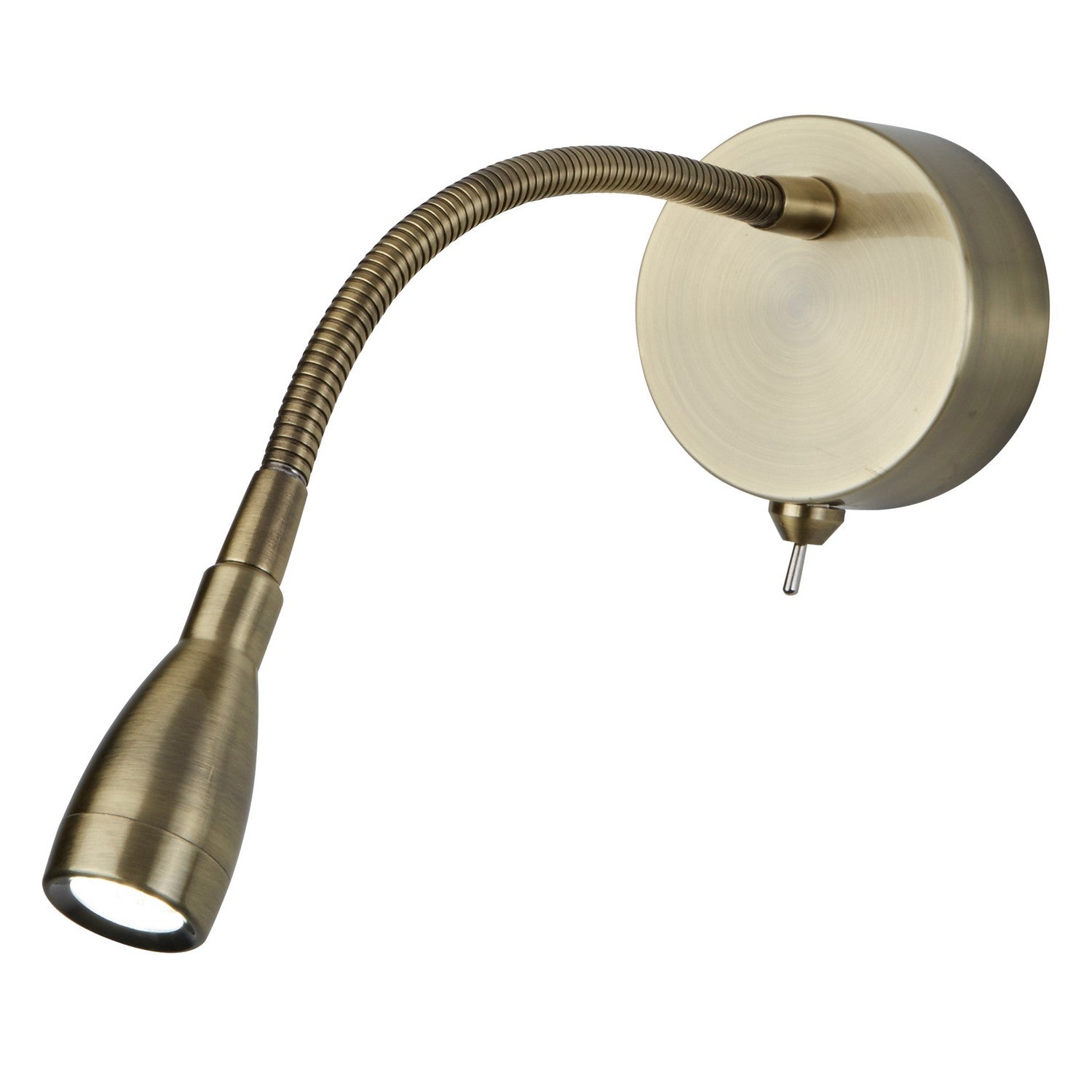 Flexy LED Antique Brass Adjustable Wall Light